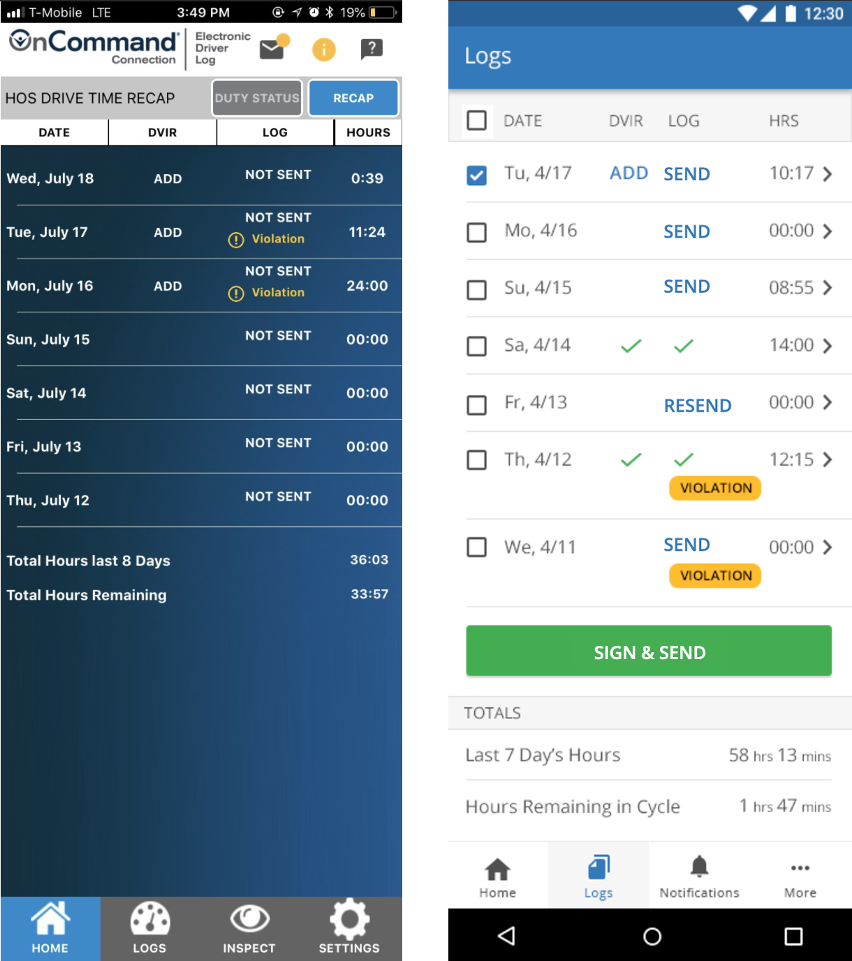 Mobile App Screen Design